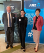 Mark Evans, Min Grace Fu and H.E. Jo Tyndall